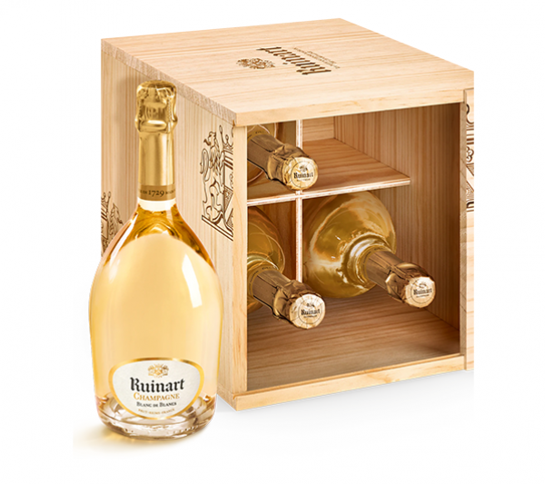 Caisse-Cave Ruinart Blanc de Blancs - 4 bouteilles