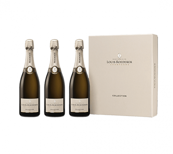 Coffret Collection Graphique Louis Roederer - 3 Bouteilles Brut Collection 243