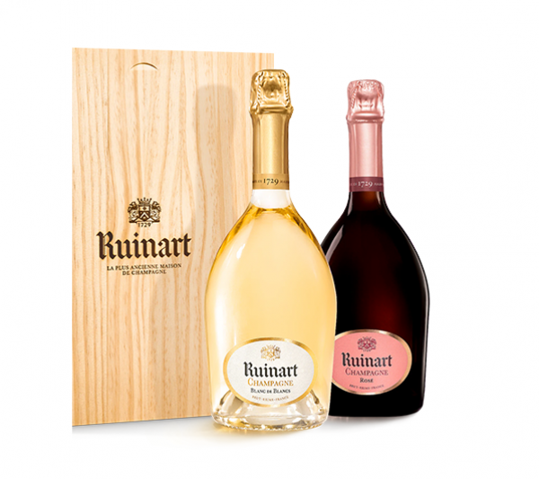 Coffret Duo Ruinart - Blanc de Blancs et Rosé