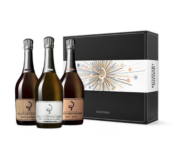 BILLECART SALMON - Coffret Exc3ption - 3 bouteilles 